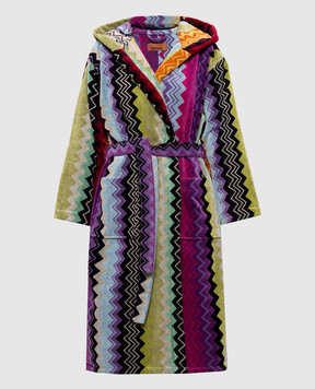 Missoni Home Махровий подовжений халат Giacomo у візерунок 1G3AC99708