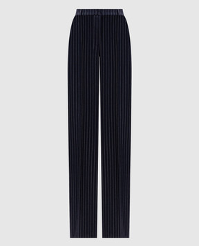 Tom Ford Сині штани з вовни в смужку PAW686FAX1870