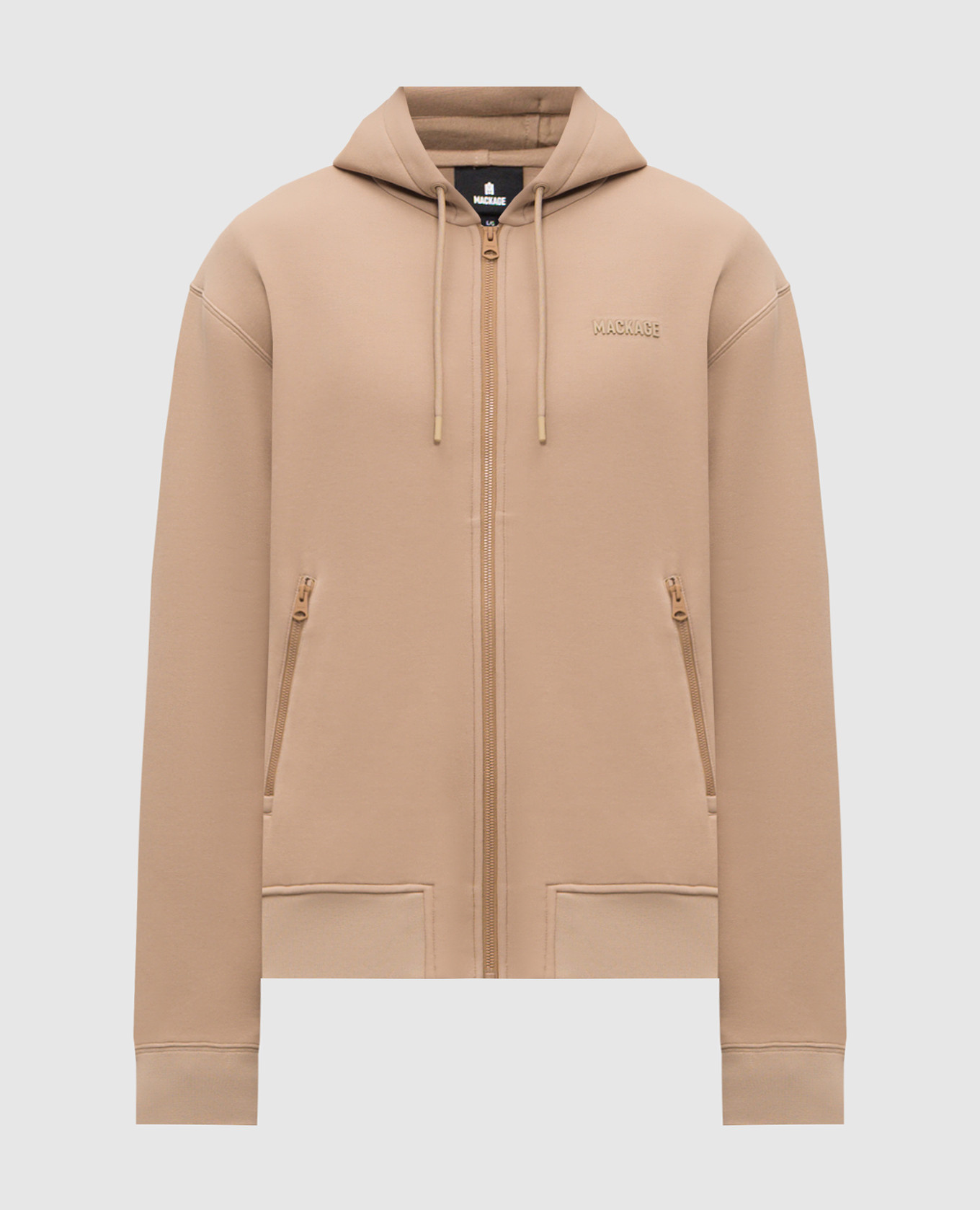 Бежевая спортивная куртка KRYSTOS