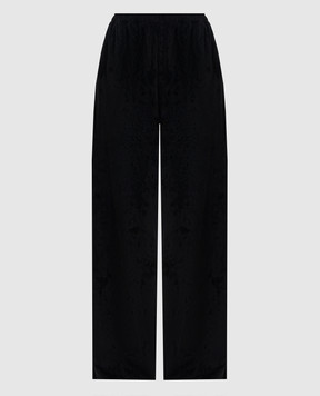 Balenciaga Черные брюки с логотипом 851454TTV02