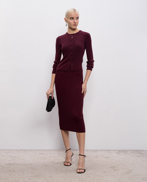 Max Mara Weekend Бордова спідниця PINZA WKDPINZA