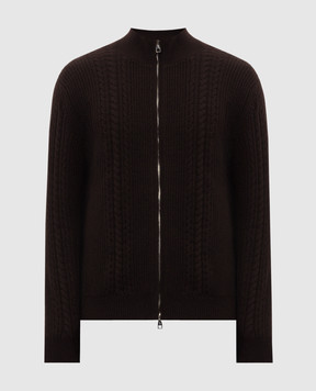 Brett Johnson Кардиган из кашемира с фактурным узором FW26K69LPCHCAC
