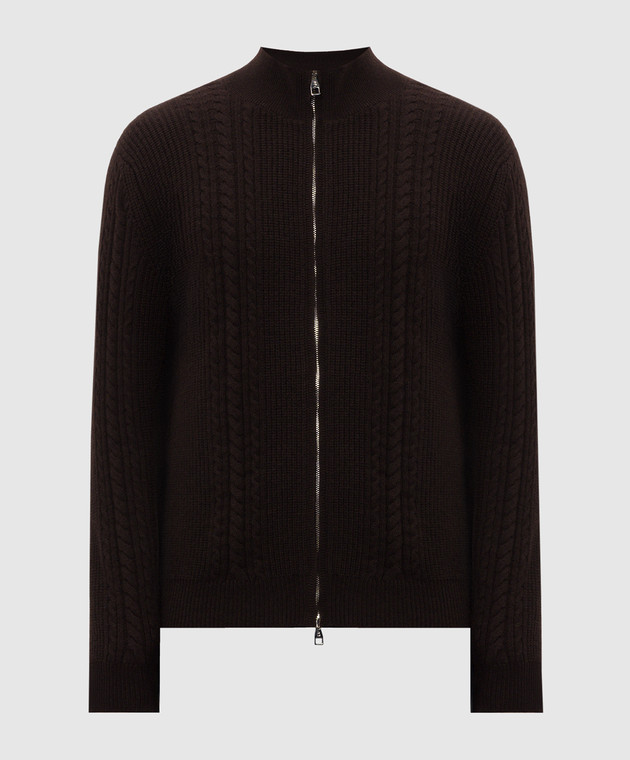 Brett Johnson Кардиган из кашемира с фактурным узором FW26K69LPCHCAC