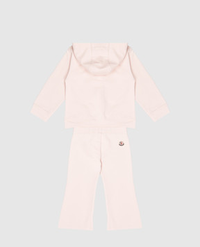 Moncler ENFANT Детский розовый костюм с логотипом L29518M0000889B9Y