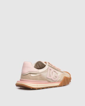 Dolce&Gabbana Бежеві комбіновані кросівки DG Аthletic CK2384AZ681