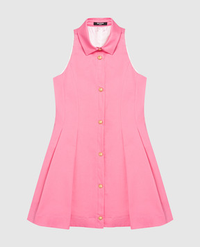 Balmain Дитяча рожева сукня BY1C02G019710