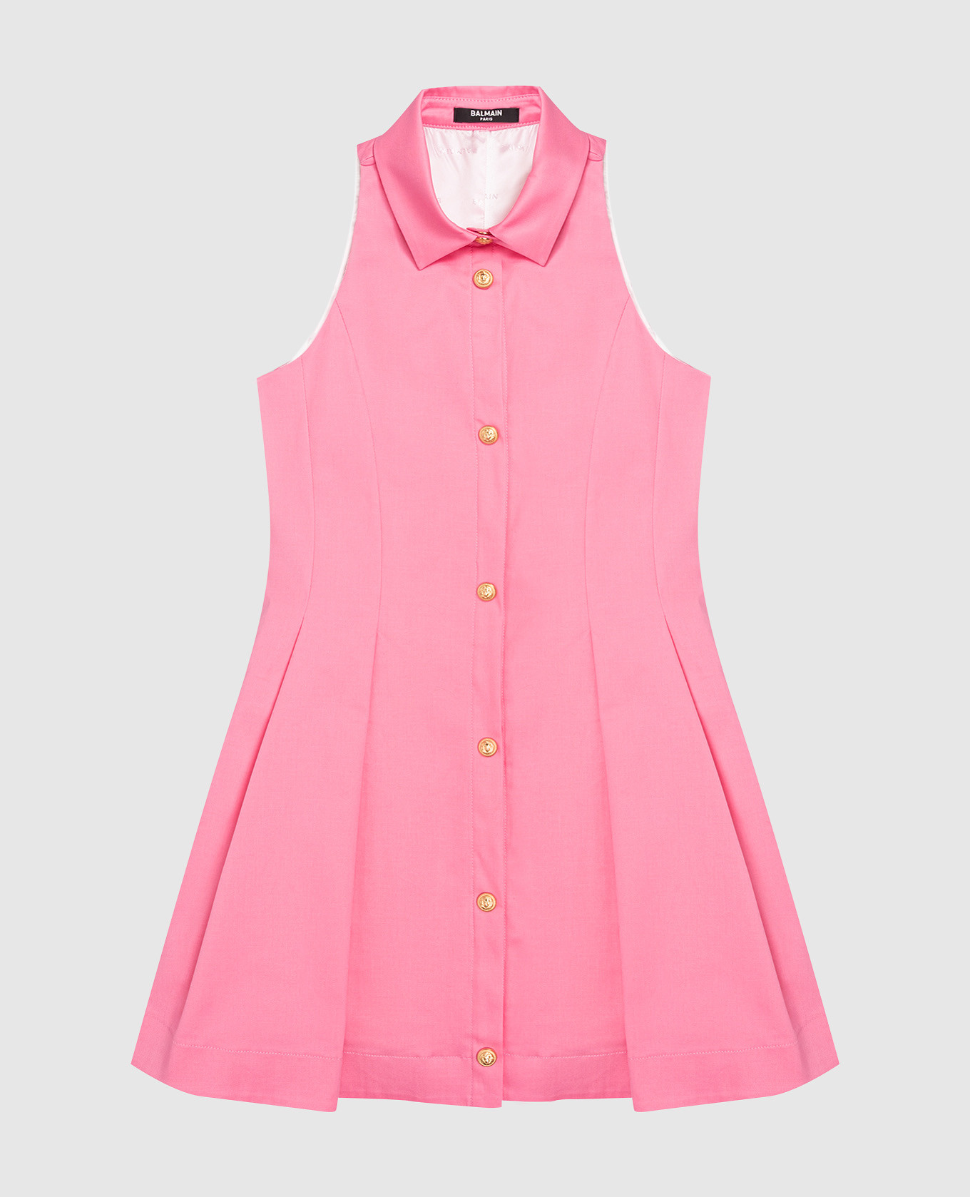 Детское розовое платье