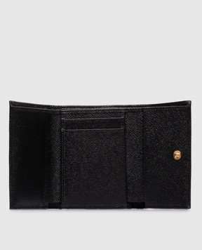 Dolce&Gabbana Черный кожаный портмоне Dauphine BI0770A1001
