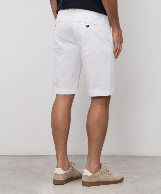 Cashmere&Whiskey Белые шорты из хлопка 0276109345 изображение 4