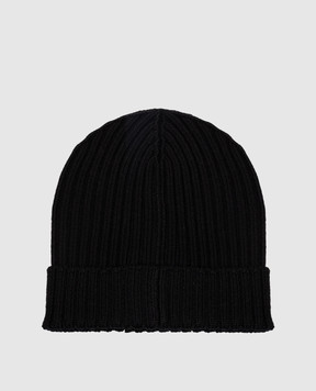 Dolce&Gabbana Детская черная шапка из шерсти LBKH82JDVGK