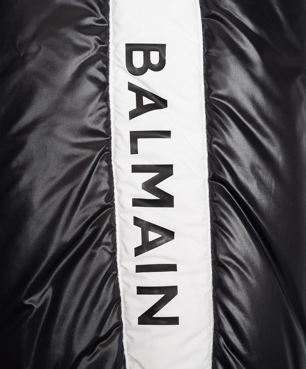 Balmain Детская черная куртка BZ2B40N03711214 изображение 3