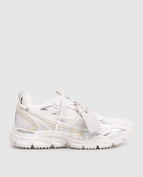 Off-White Белые комбинированные кроссовки Be Right Back OMIA295C99FAB001