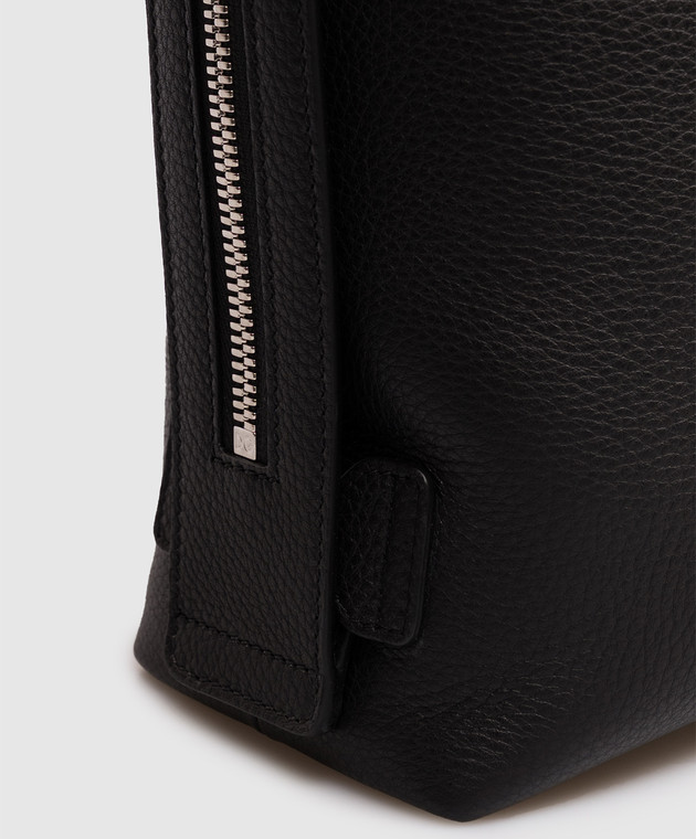 Dolce&Gabbana Чорний шкіряний портфель Vittoria BM2706A0370 зображення 4