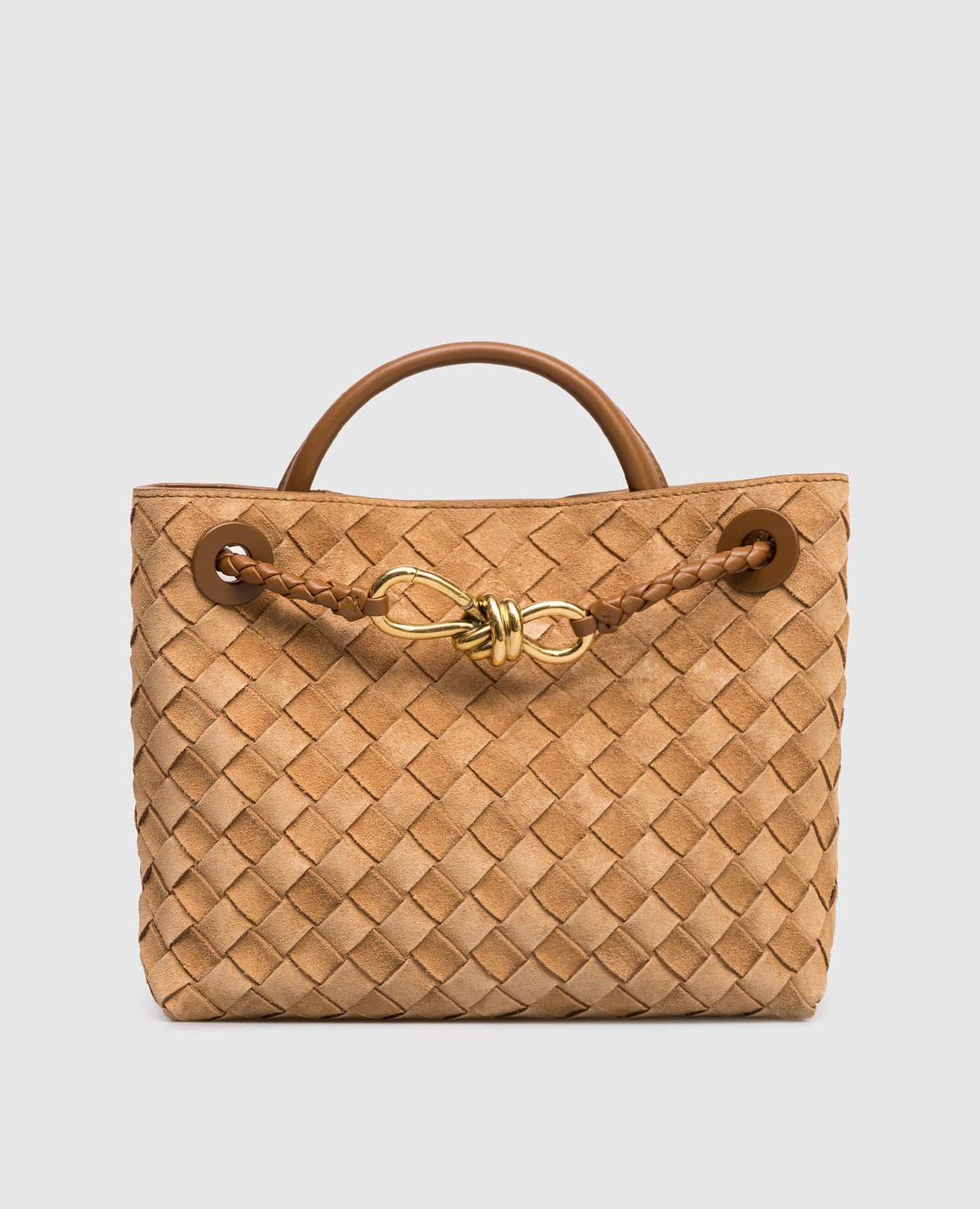 

Коричневая замшевая сумка Andiamo, Коричневый, Сумки через плечо