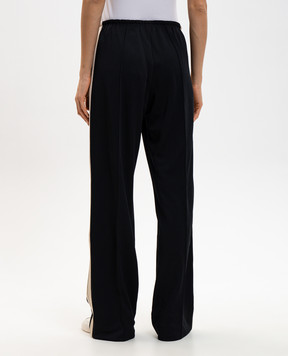 Palm Angels Чорні спортивні штани з логотипом PWCJ010S24FAB001