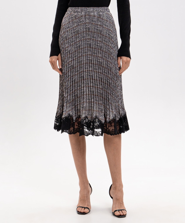 Ermanno Scervino Юбка с кружевом D492O375APWUK изображение 3