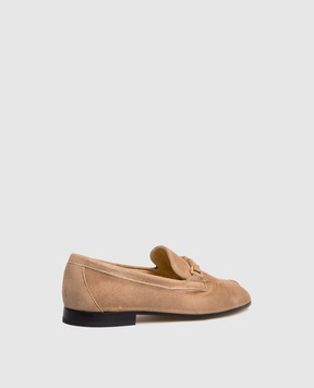 Doucal's Бежевые замшевые лоферы DD8881MEGNUF278
