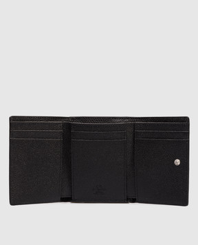 Valentino Чорне шкіряне портмоне з емблемою 8Y2P0AS9UAG