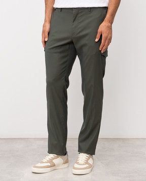 Stefano Ricci Зеленый карго с шерстью M1T6100140WPAK1U