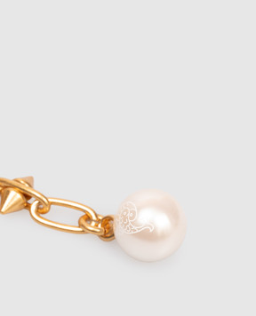 PUCCI Золотистое ожерелье Punk с шипами 5UAM105U920