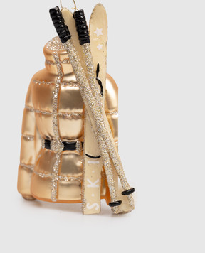 Vondels Золотиста ялинкова іграшка Ski Jacket 1237000105032