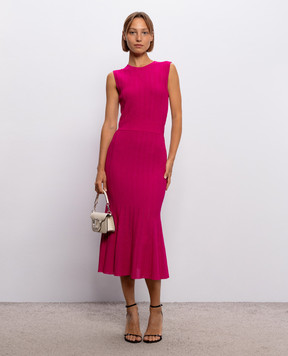 Herve Leger Розовое платье миди Alice 46DKP8576138