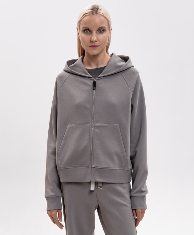 Max Mara Сіра спортивна куртка MAREA SMMMAREA зображення 3