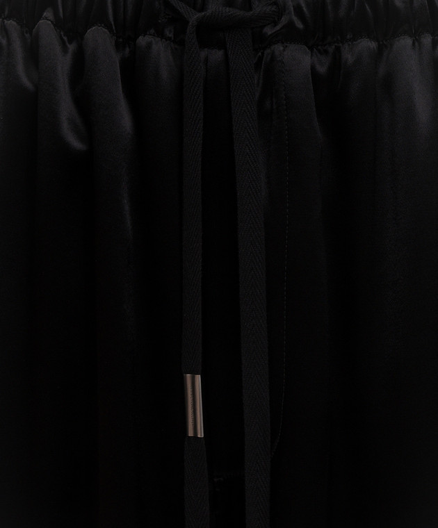 Ann Demeulemeester Черные брюки Sofi Relaxed Lounge B0014017FA734 изображение 5