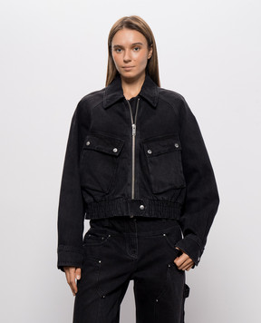 3.1 Phillip Lim Чорна джинсова куртка F26160952MDD