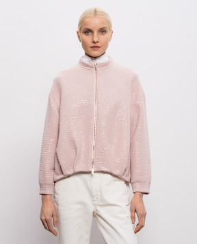 Herno Розовая куртка с пайетками GI000385D12862S