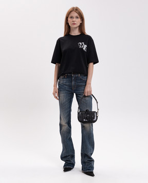AMIRI Синие джинсы с винтажным эффектом AW426JE006