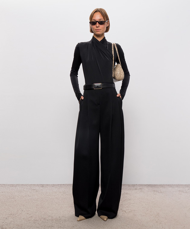 Thierry Mugler Черное боди с драпировкой 26W3BO02896030 изображение 2