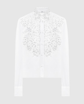 Ermanno Scervino Біла сорочка з кристалами D492K311APCTBQP