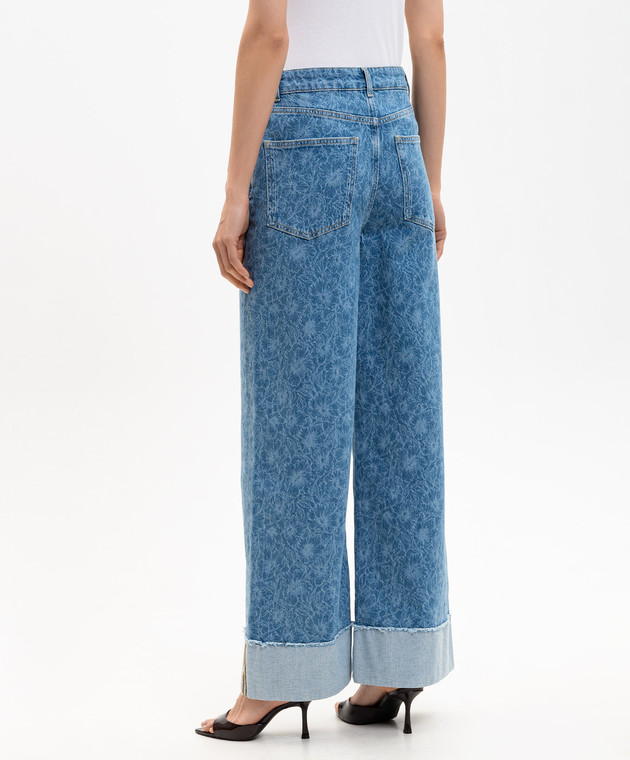 Christy Lynn Синие джинсы Ryder в цветочный принт CLP107F116 изображение 4