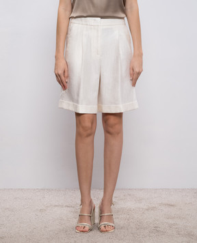 Peserico Белые шорты A04083Z03183