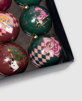 Disney Набор елочных шаров Alice in Wonderland 9 шт DN25111