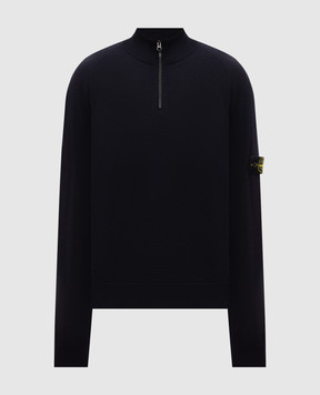 Stone Island Синий джемпер с шерстью L2S155100008S00A1