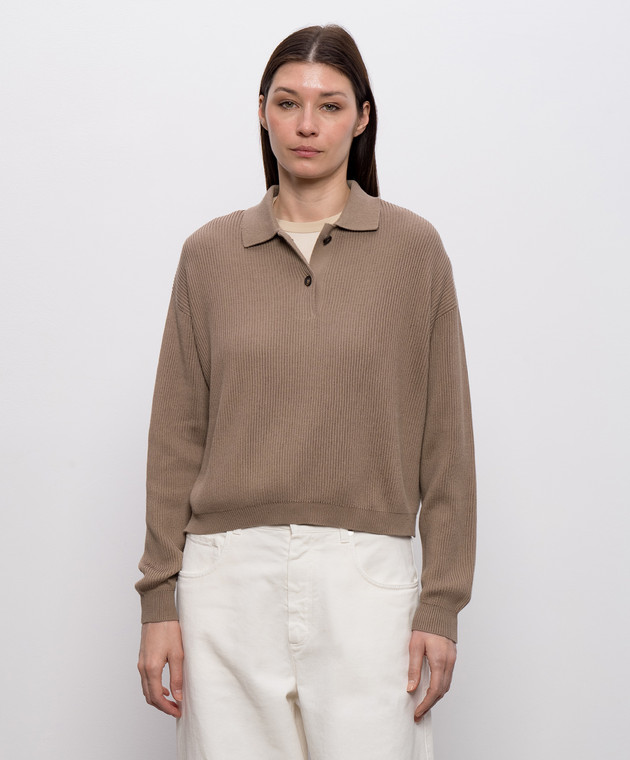 Brunello Cucinelli Коричневый джемпер M19194705 изображение 3