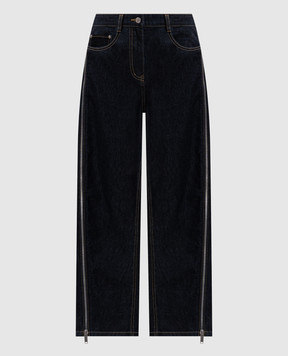 3.1 Phillip Lim Синие джинсы с молниями E26151308LID
