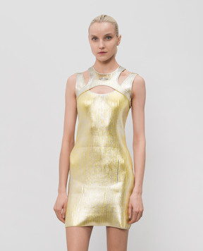 Casablanca Жовта сукня міні WSS26KW126901