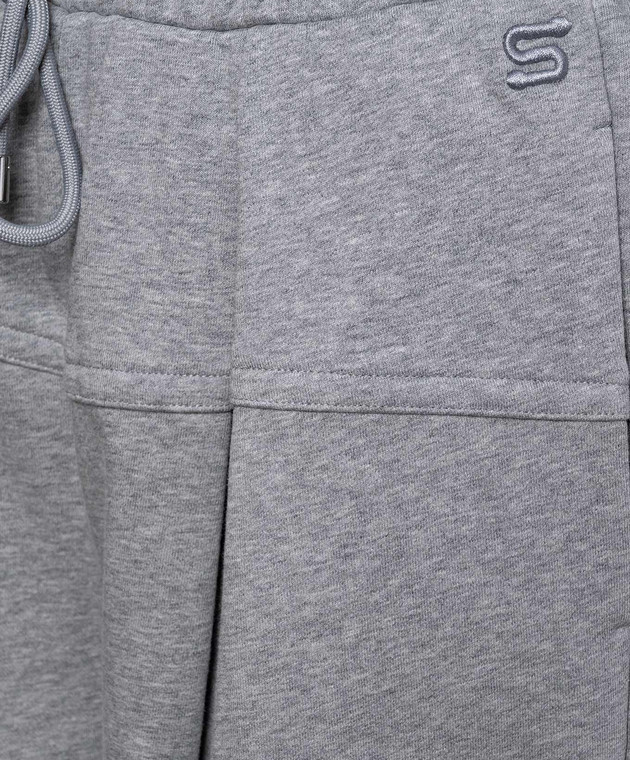 Max Mara Sportmax Серые джоггеры CANDORE SPDCANDORE изображение 5