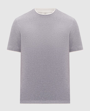 Brunello Cucinelli Сіра футболка M0B137427