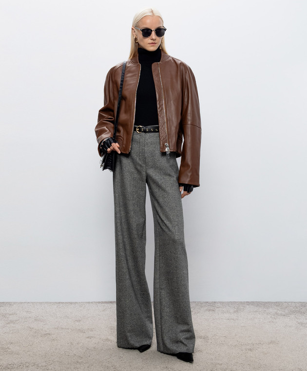 Max Mara Сірі штани GIOIA з вовною MSTGIOIA зображення 2