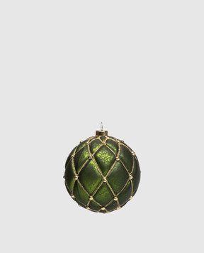 EDG Зеленая ёлочная игрушка Quilting spindle 6500642A700