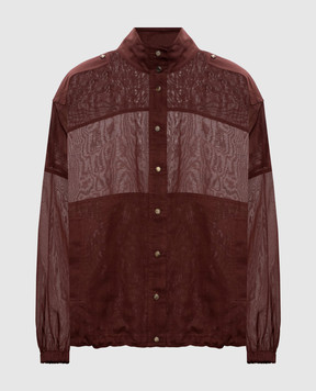 Brunello Cucinelli Коричневая куртка M0F91SO606