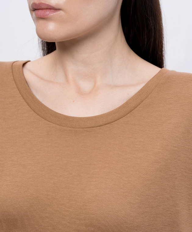 Herno Коричнева футболка JG000312D52056 зображення 5