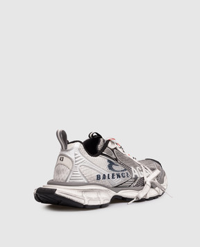 Balenciaga Сірі кросівки 3XL з логотипом 840090W3XSG