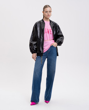 Twinset Черный бомбер 252AQ2010