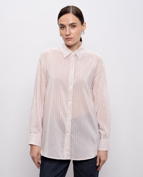 Peserico Рожева сорочка з шовком A0640408358