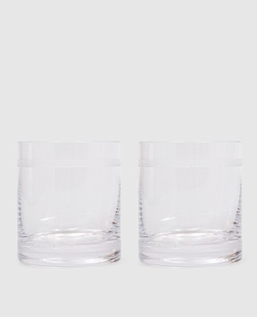 Stefano Ricci Набір склянок для віскі з принтом логотипа OCRLG003FEAGLE2pz